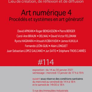 「Art Numérique 4 Procédés et systèmes en art génératif」